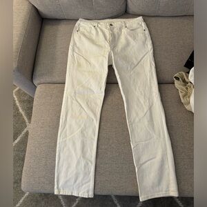 H&M Straight White Jeans